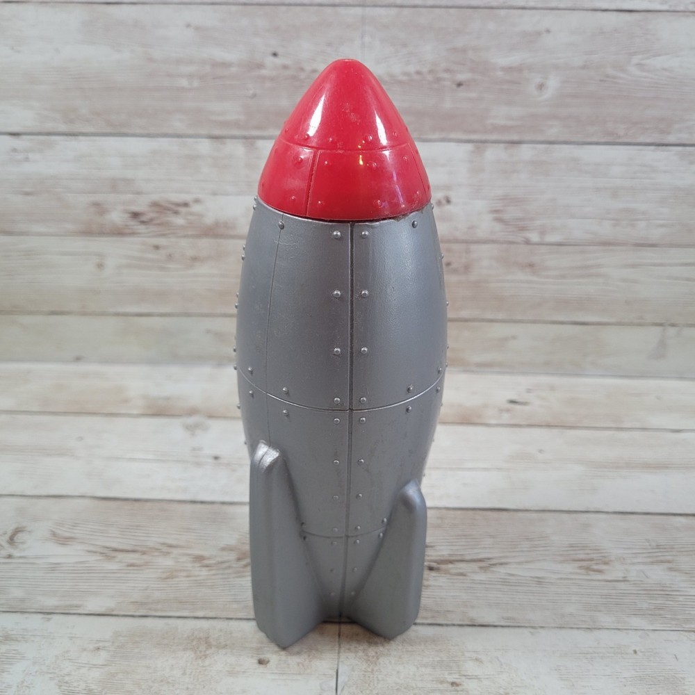 Vintage Rocket Space Ship Bubble Maker Bottle