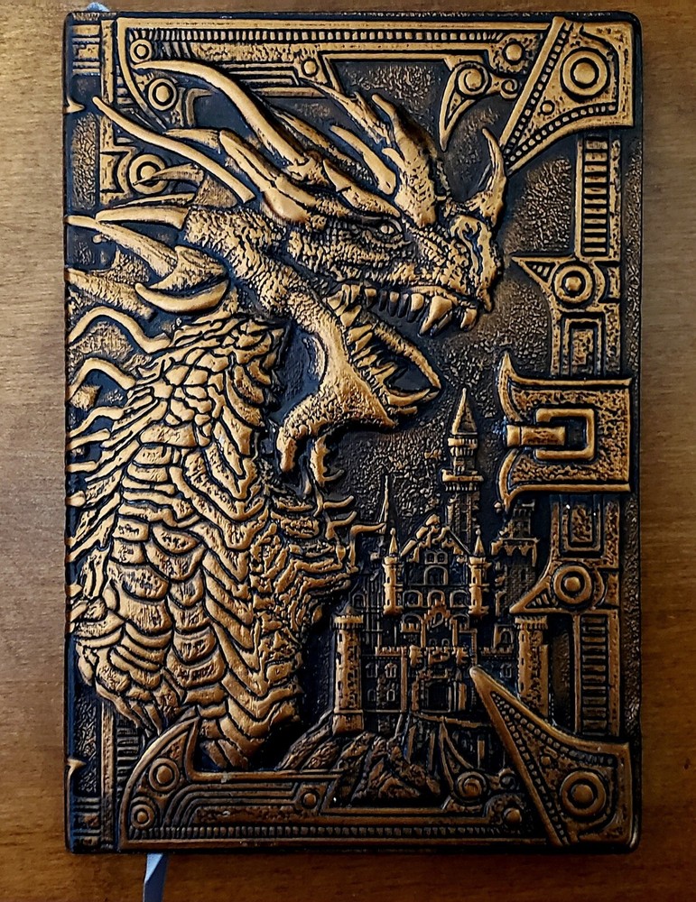 Dungeons and Dragons Notebook  Embossed Character Journal Roleplaying 100 pp DnD