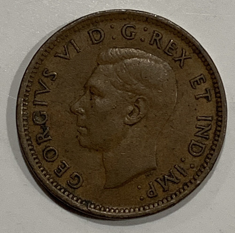1941 Canada 1 Cent George VI