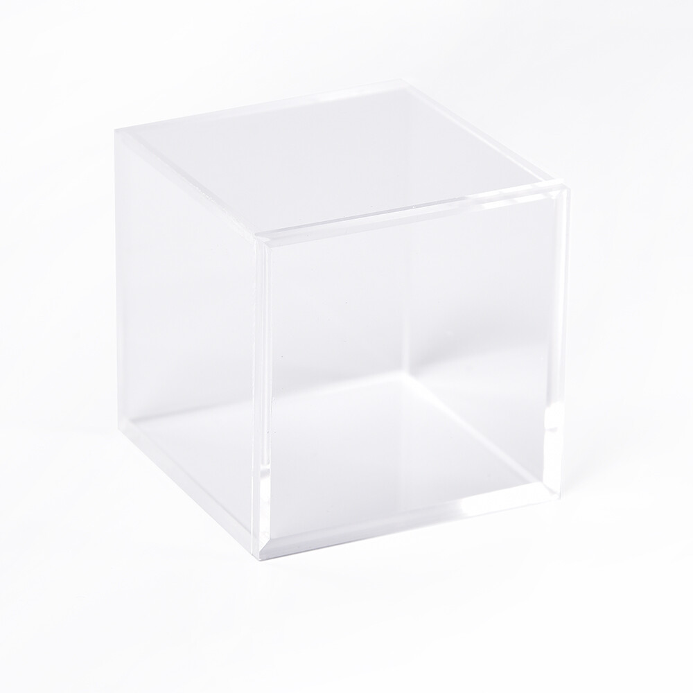 Golf Ball Display Plastic Clear Case Cube Square Stackable Holder Autograph New