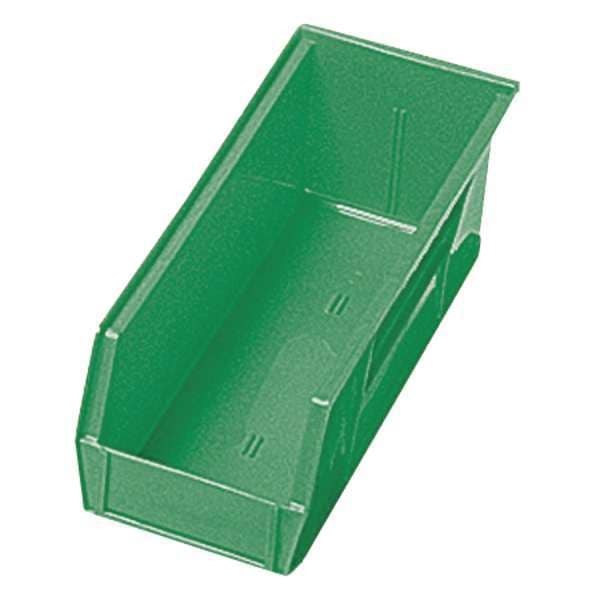 Quantum Storage Systems Qsb101gn Shelf Storage Bin, Polypropylene, Green, 4 In