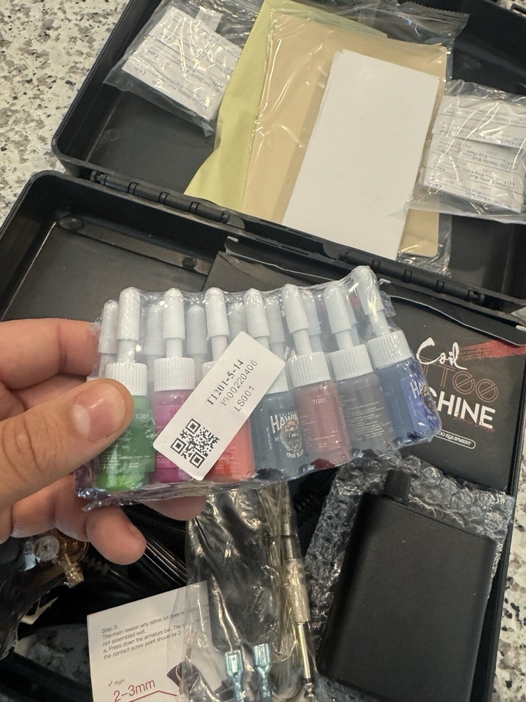 Coil Tattoo Machine Set with Accessories