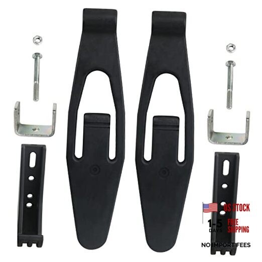 Hood Latch Strap with Catch Bracket Kit 2 Pack Compatible with Standard 2sets