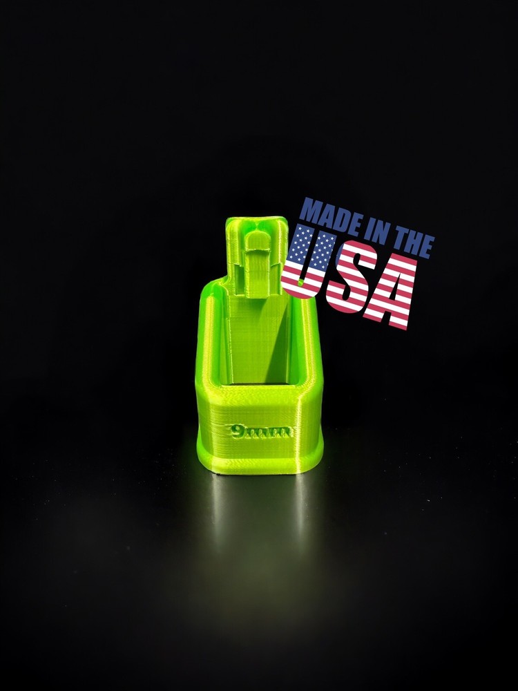 Springfield Hellcat PRO 9mm Speedloader Lime Green Speed Loader Mag Loader