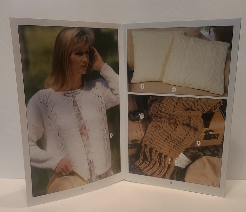 NEW BEGINNER'S GUIDE KNIT STITCHES & EASY PROJECTS DIGEST SIZE PATTERN BOOK