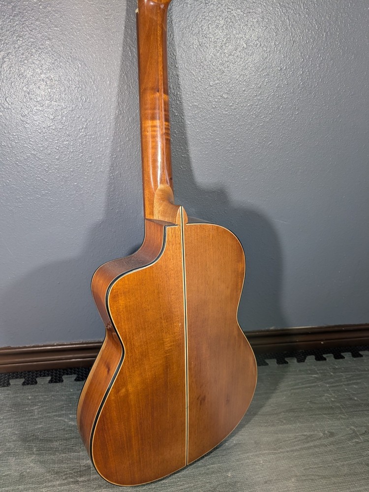 Damaged Cedar Guitar, Thin Box, See Pictures and Read Description