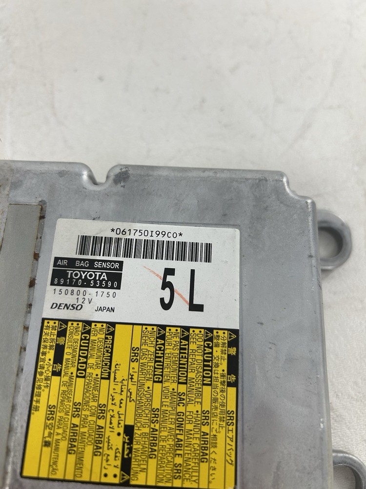 2014-2016 LEXUS IS250 SRS Control Module Center Console 89170-53590