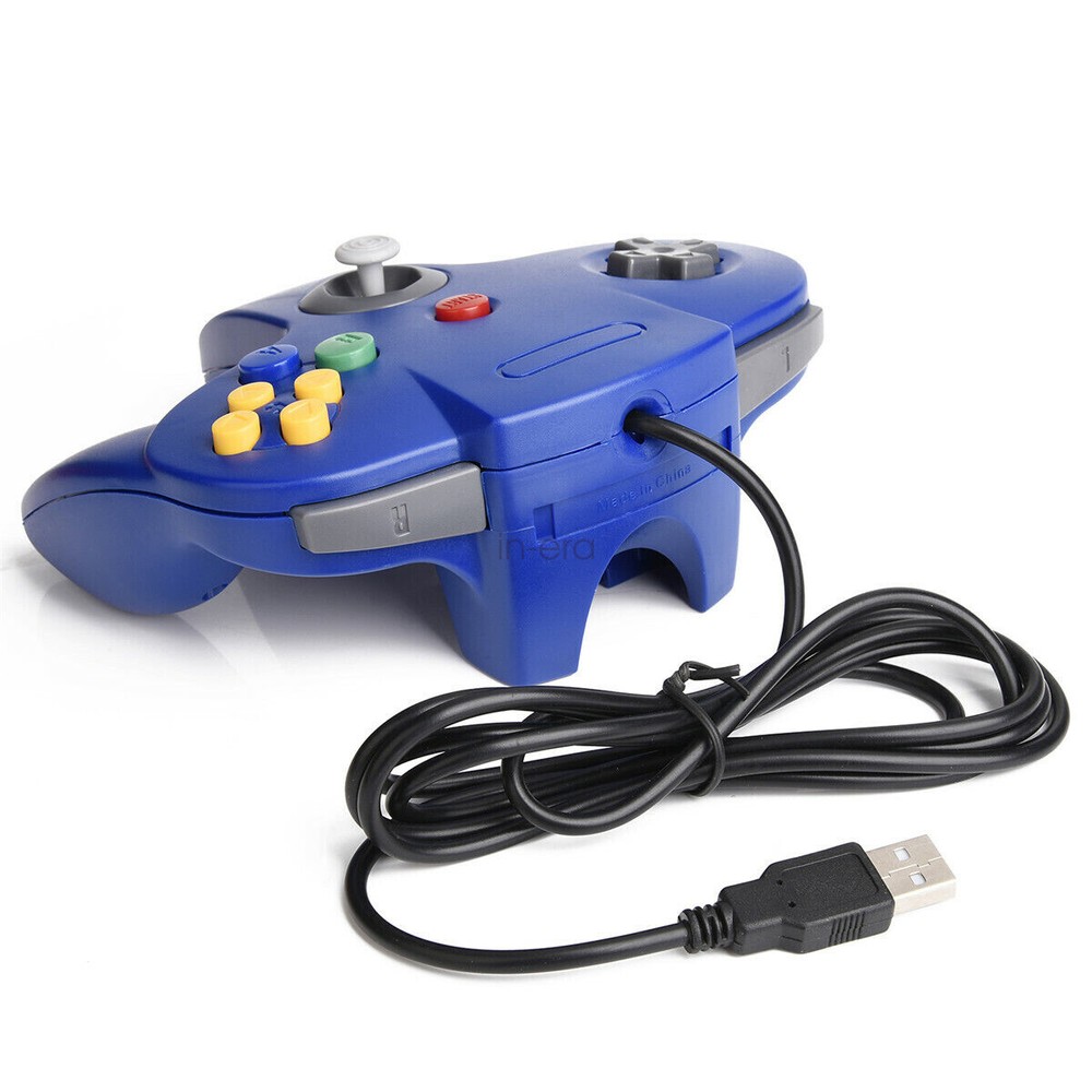 Classic N64 USB Wired Controller Gamepad Joystick For PC MAC Windows