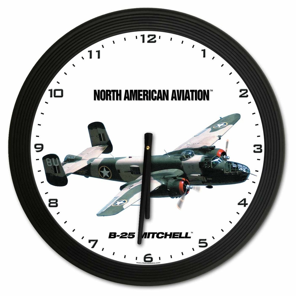 Na B25 Mitchell Clock