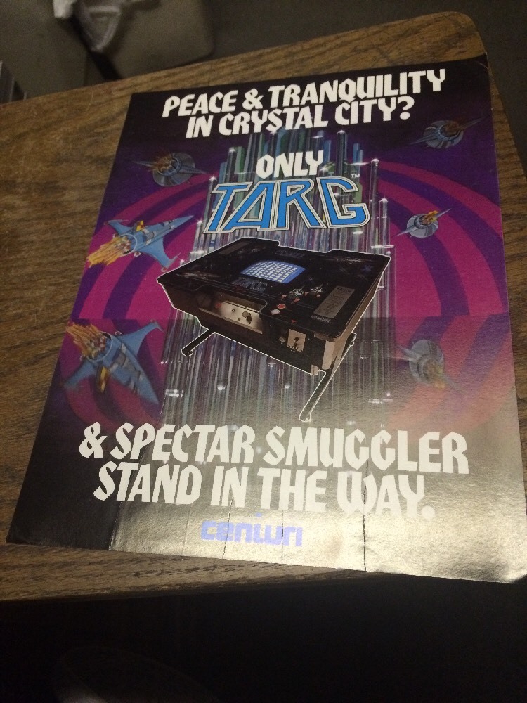 Centuri TARG Game flyer- original