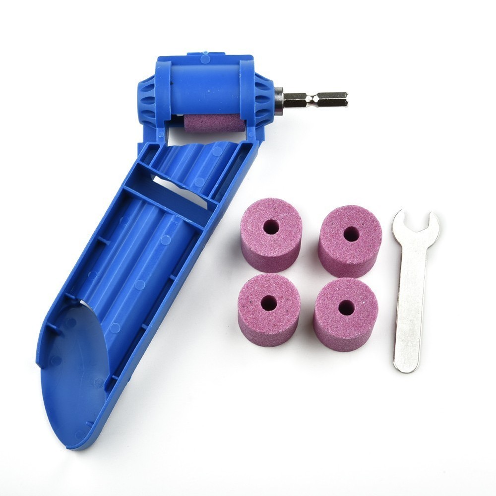 UK-Drill Bit Sharpener Sharpening Tool Corundum Resisting Grinding Wheel NEW