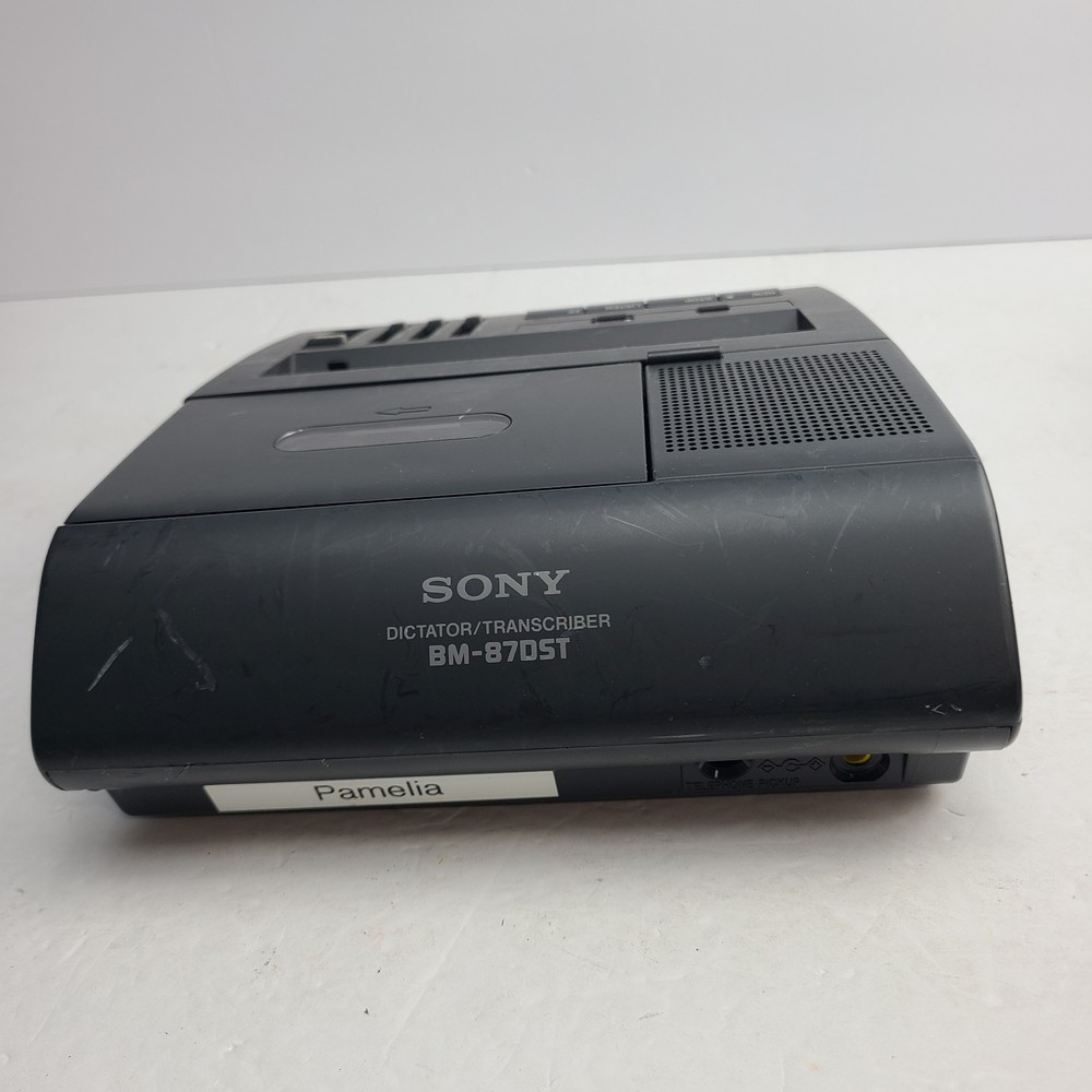 Sony BM-87DST Dictator/Transcriber Cassette Machine Pedal Microphone