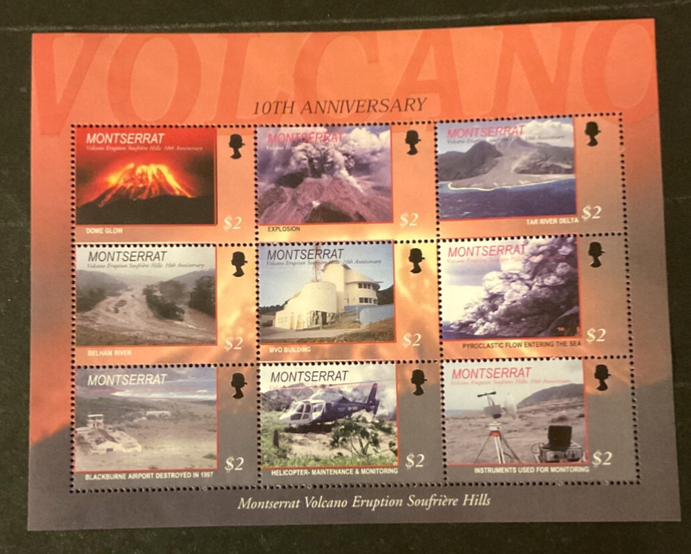 Montserrat Scott #1129 never hinged