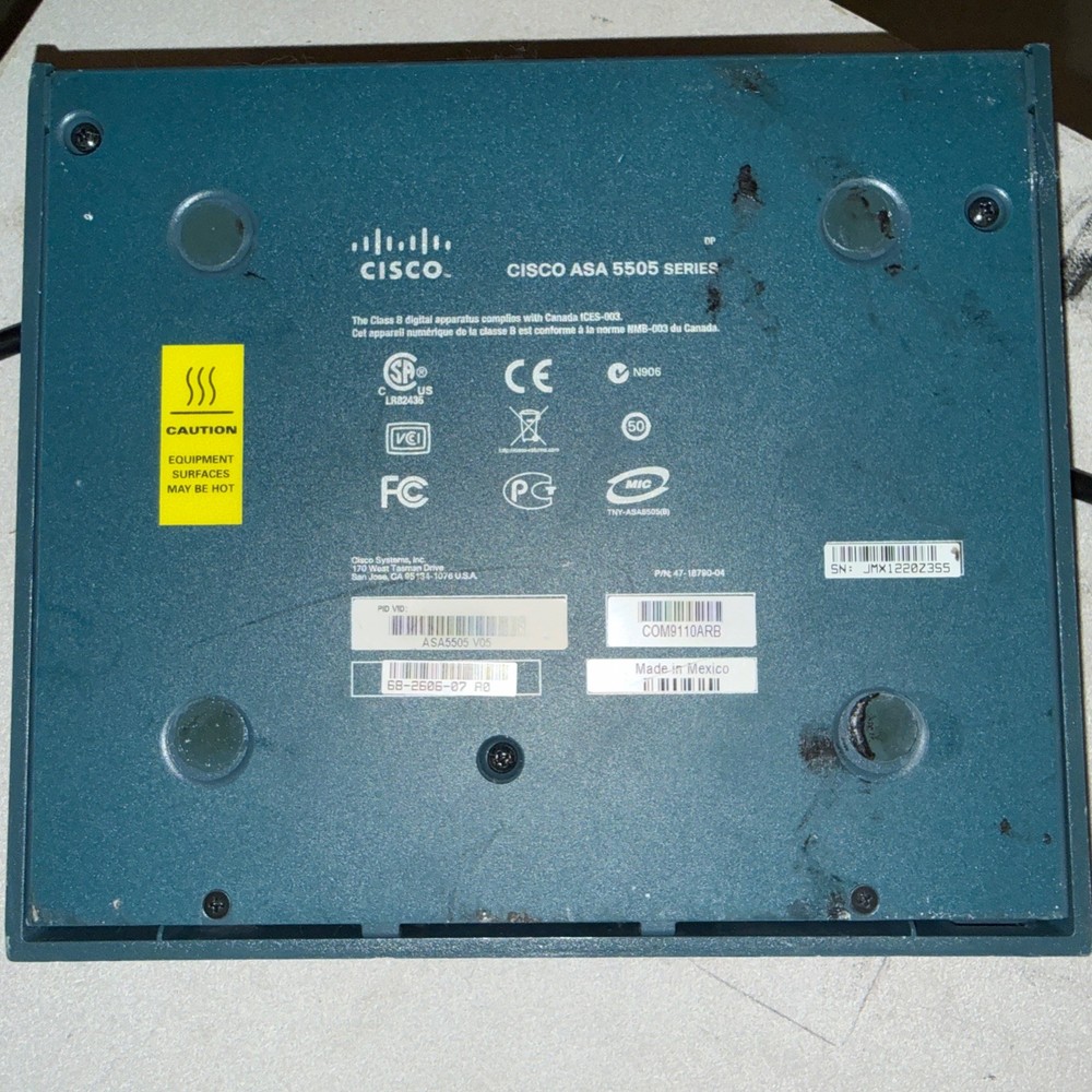 CISCO ASA5505 V05 Firewall