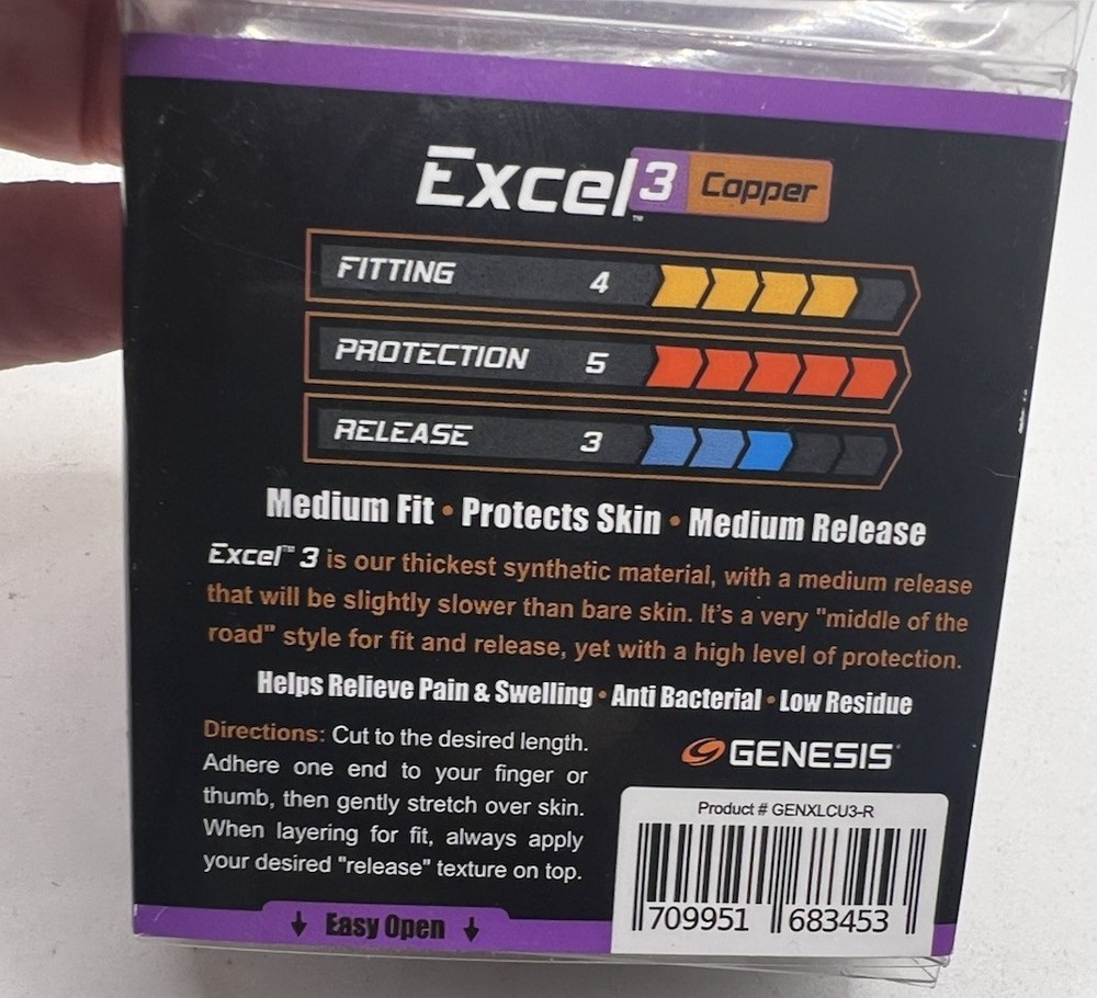 Genesis Bowling Excel Copper #3 Purple Medium Roll