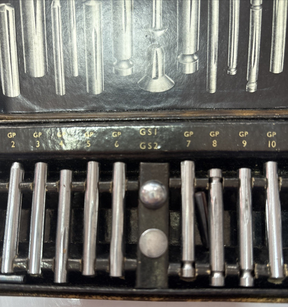 Grooved Studs Pins for Technical Engineers Design Projects SAMPLE BOX Vintage