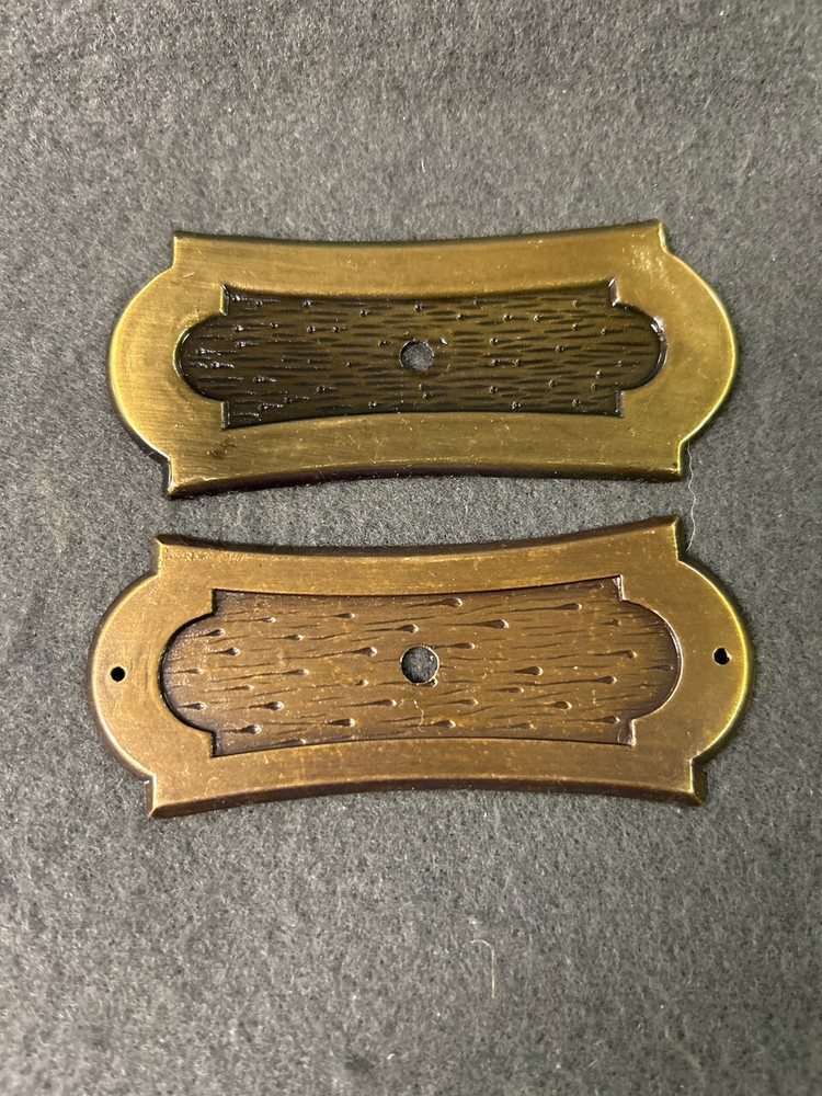(20-Pack) 3-3/8" Knob Backplate Antique Brass