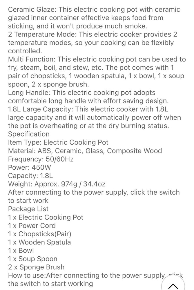 Ashata Electric Hot Pot