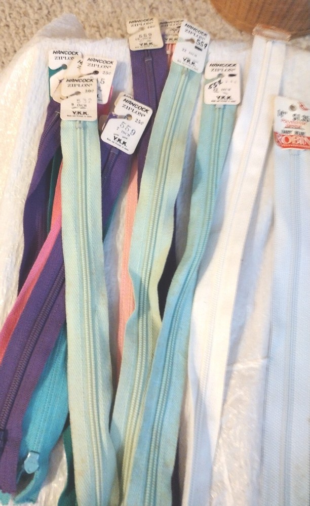 24 Sewing Zippers Hancock & Robin Brands