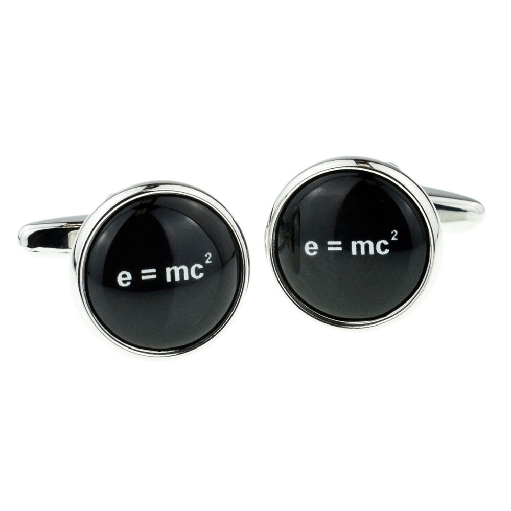 e=mc2 Squared Design Maths Physics Cufflinks in a Cufflink Box - X2BOC081