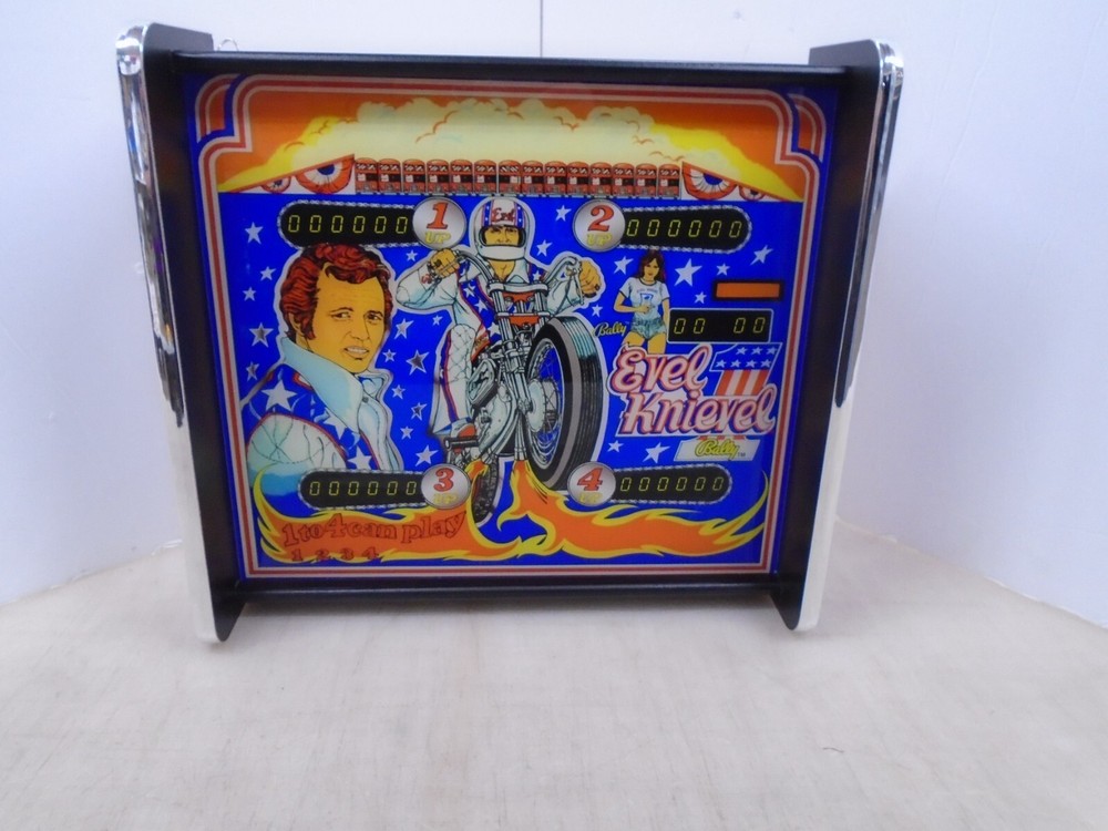 Bally Evel Knievel Pinball Head LED Display light box
