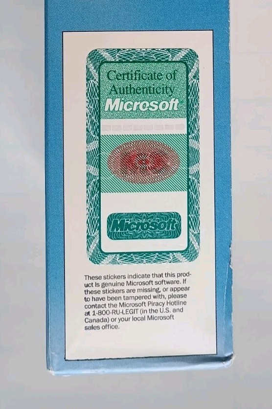 Microsoft Windows NT Workstation 4.0 CD Full Version Retail SEALED