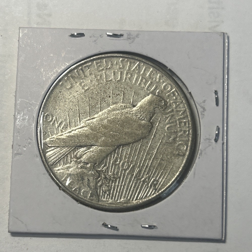 1923 Peace Silver dollar AU Luster Circulated .