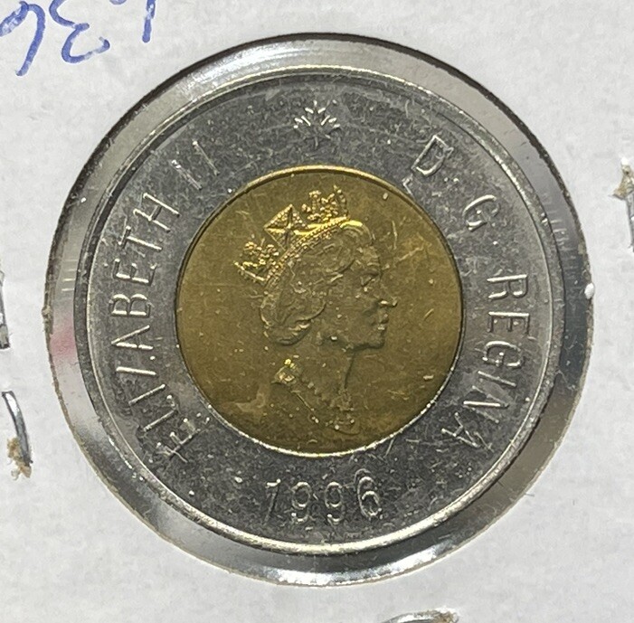 1996 Canada 2 Dollars Coin Excellent Condition High Value