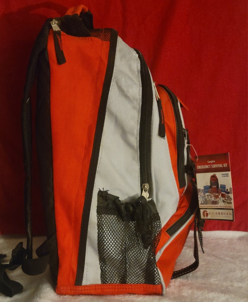 Survival Kit Emergency Backpack Bag Multiple Pockets Sections Complete New