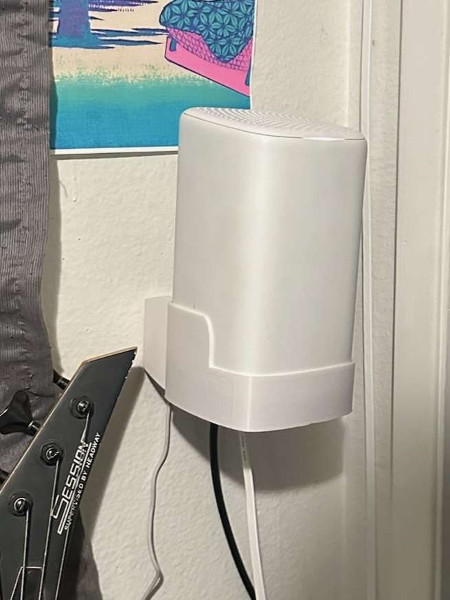 Secure Wall Mount Bracket Holder for Comcast XB8 Xfinity Modem