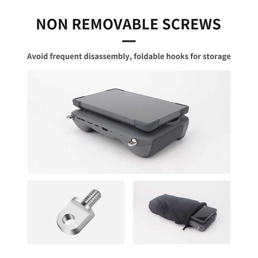 Remote Control with Screen Double Hook Lanyard (Thin String Model) for RC PRO 2