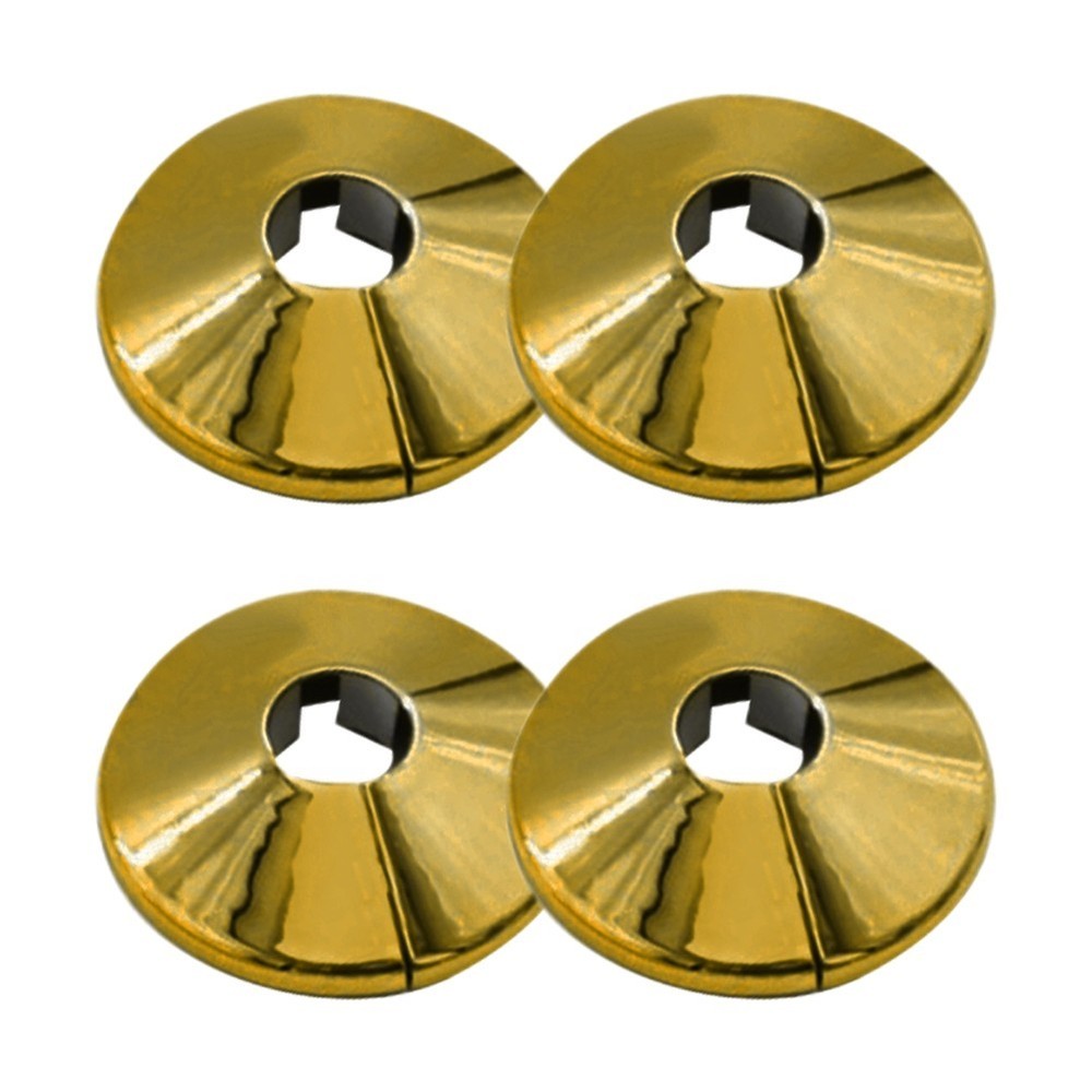Plastic Covers Radiator Pipe Collars Shield Gold Plastic Covers Install