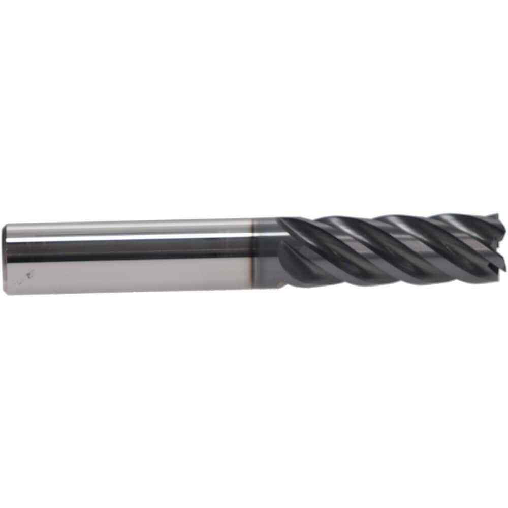 Iscar 1/2" Diam 5 Flute Single End Solid Carbide Corner Chamfer End Mill TiAl...