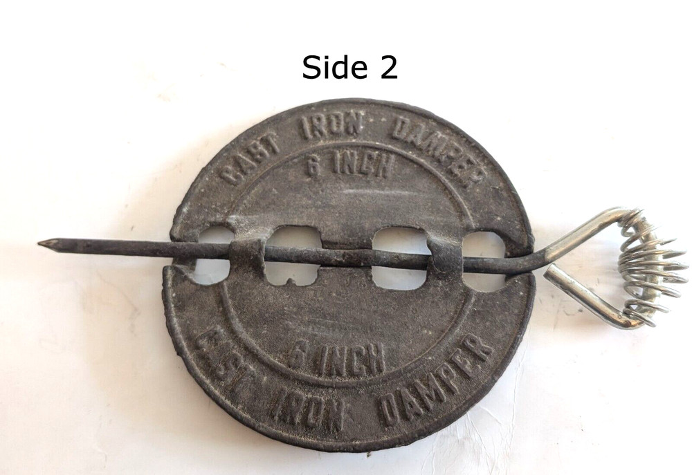 Heavy Cast Iron Damper 6"