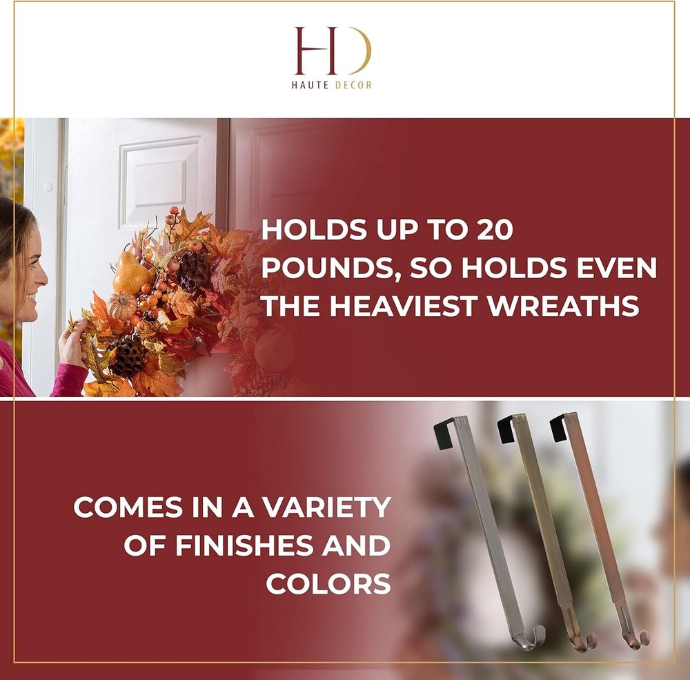Adjustable Length Wreath Hanger - 20 Lb. Capacity