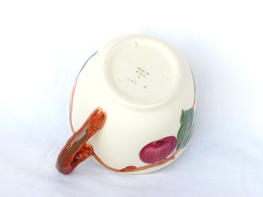 FRANCISCAN Cup & Saucer Set Single APPLE Pattern Matching Perfect Gift