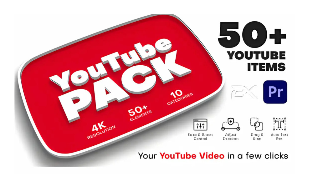 YouTube Pack – Premiere Pro ✅