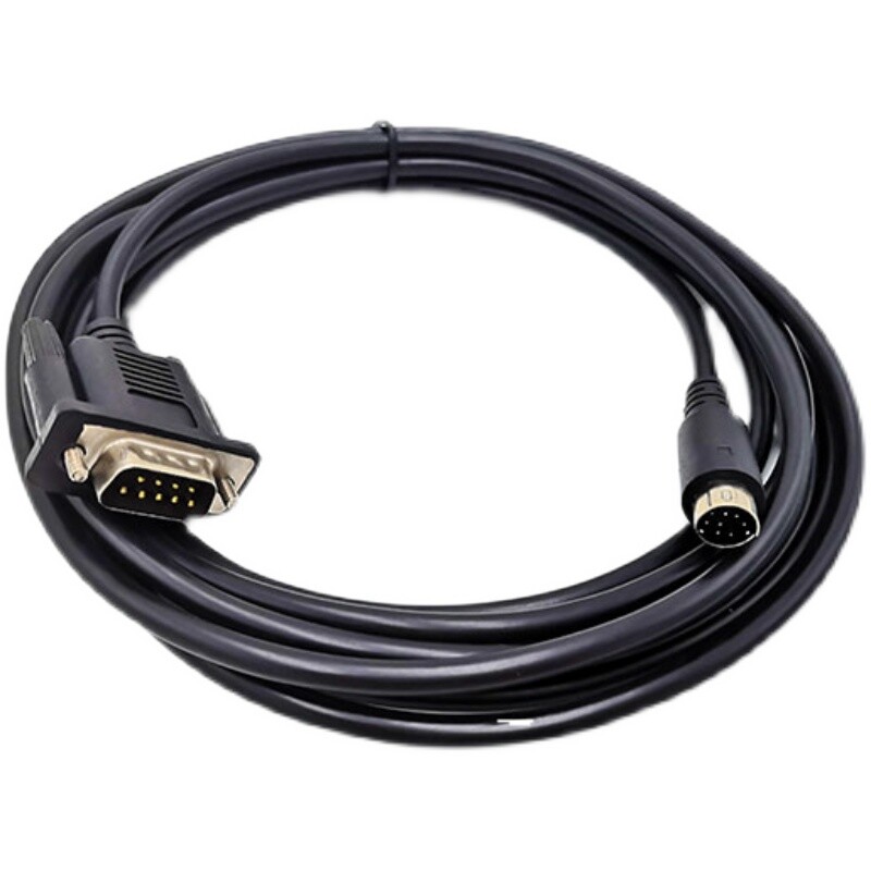 For Delta touch screen and PLC connection line DOP-DVP programming cable 3-meter