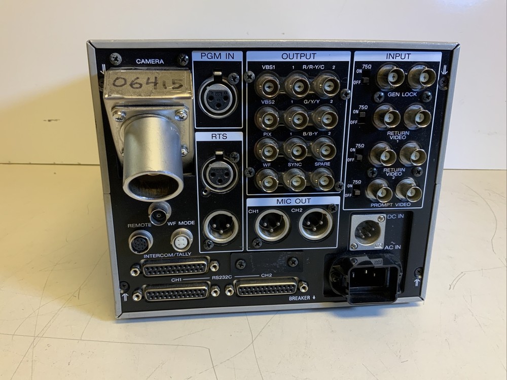 Sony CCU-TX7 Camera Control Unit W/ Case