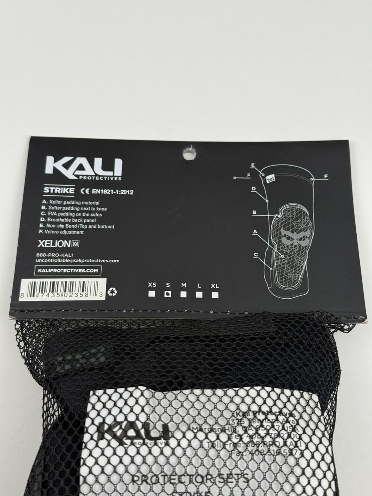 Kali Strike Knee Pads SIZE Small Black