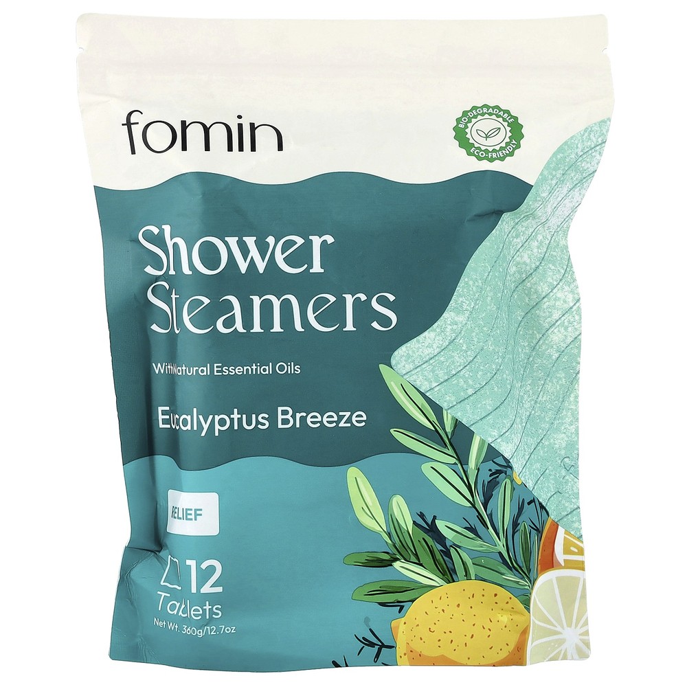 Shower Steamers, Eucalyptus Breeze, 12 Tablets