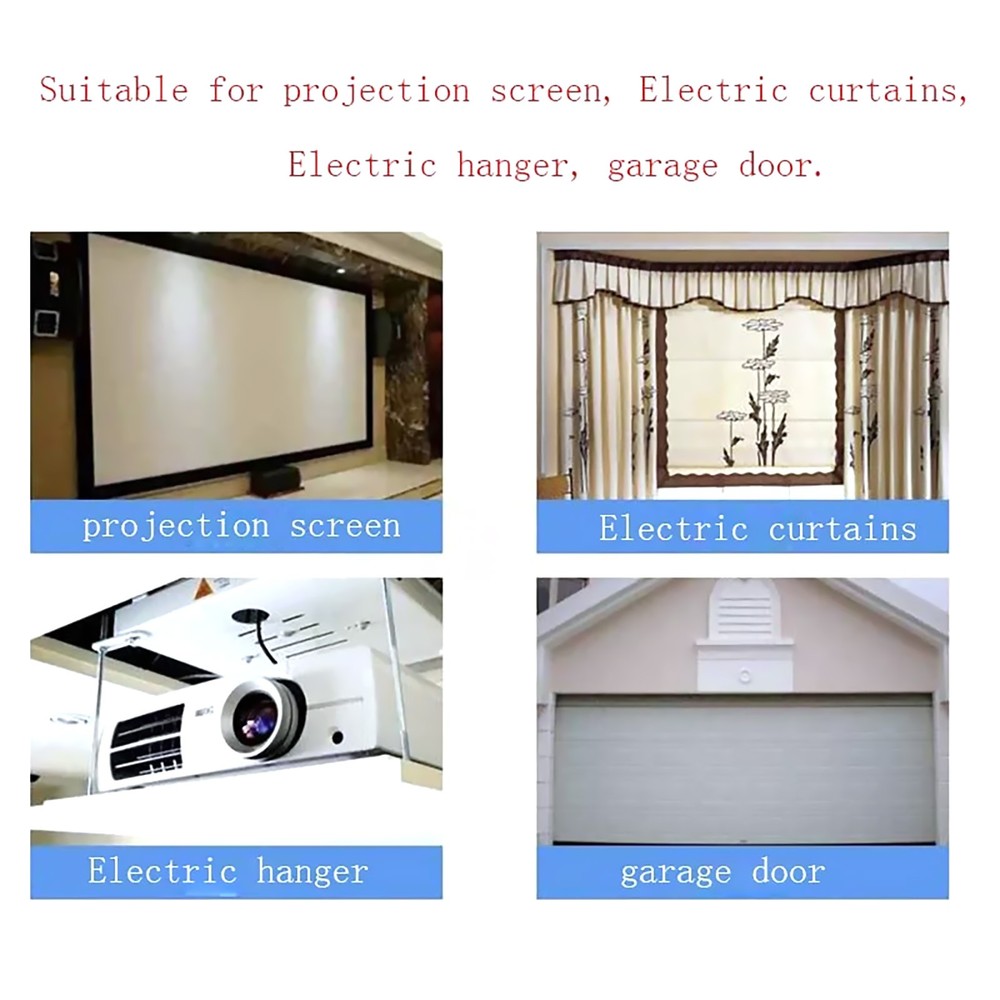 RF Remote Control Switch for Electric Curtain Projector Screen Curtain