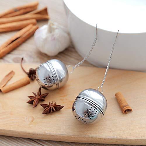 2pc Stainless Steel Ball Shape Tea Infuser Ball Tea Infuser Tea Leaf Filter