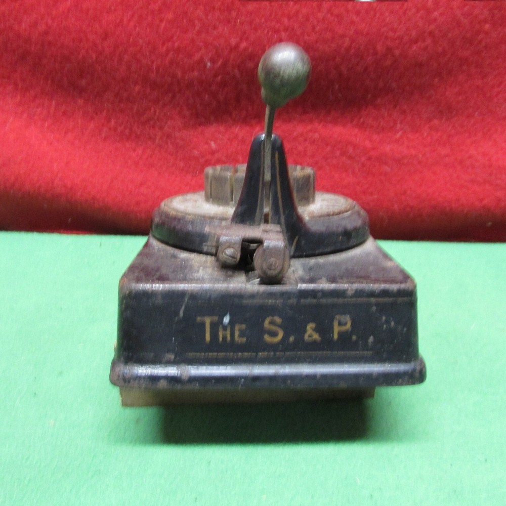 Vintage S&P Check Protector Cast Iron