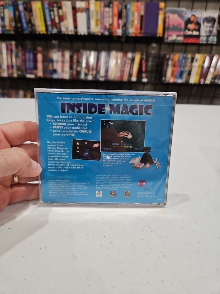 Inside Magic CD-ROM for Win/Mac PC Game Software 🇺🇸 NEW!!