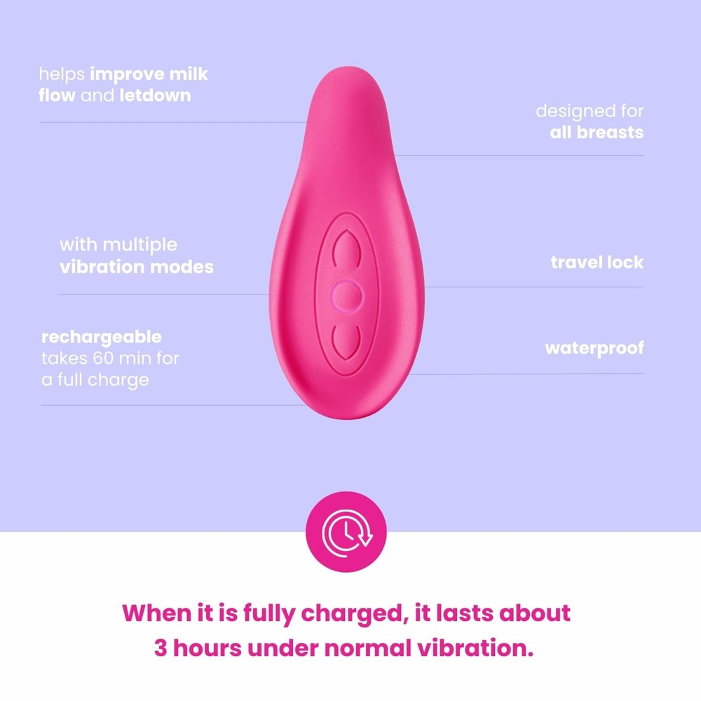 Lactation Massager Breastfeeding Relief Boost Milk Flow Tool