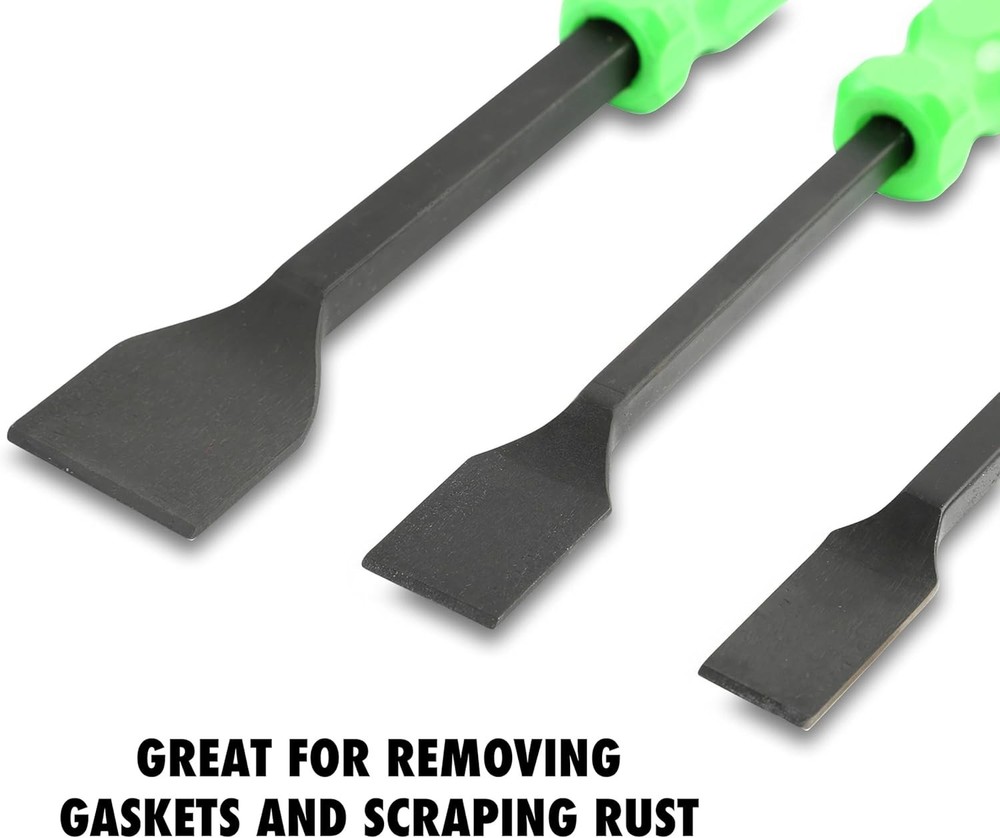 OEM TOOLS Gasket Scraper Set 3pc 3/4", 1", 1-1/2" 26501