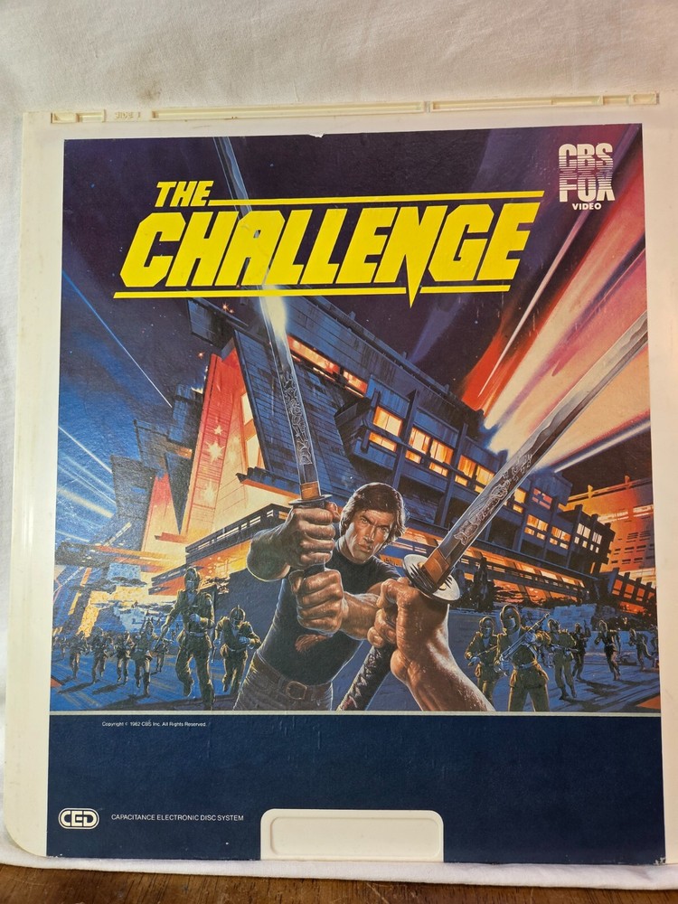 1982 Scott Glenn THE CHALLENGE Toshiro Mifure Selectavision Capacitance CED Disk