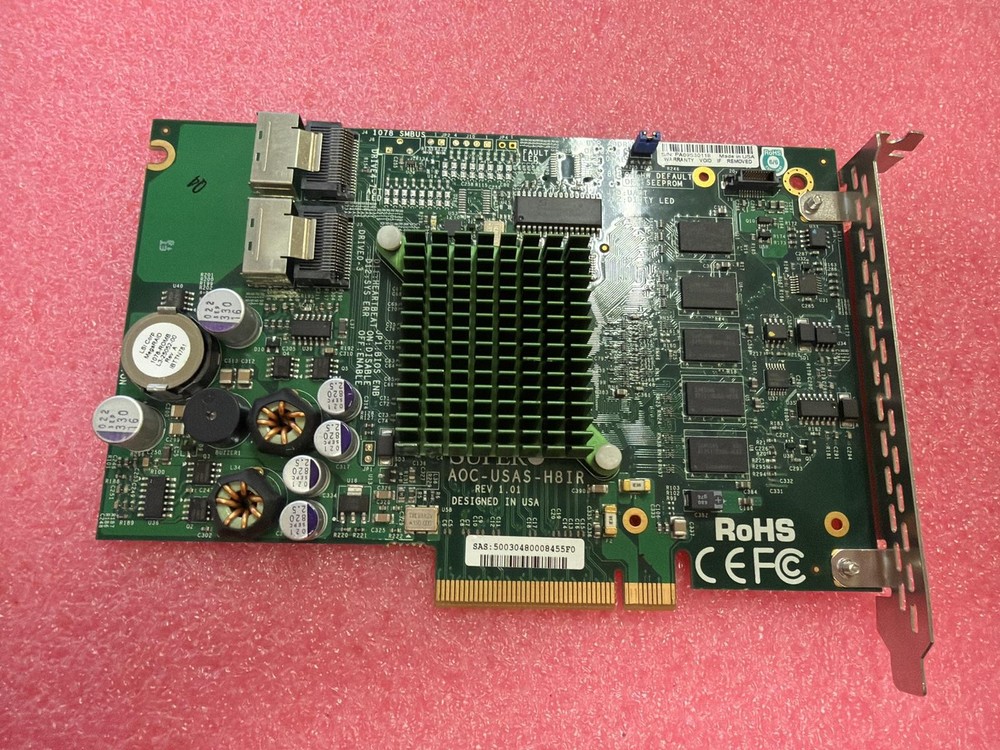 SUPERMICRO AOC-USAS-H8IR RAID CONTROLLER CARD
