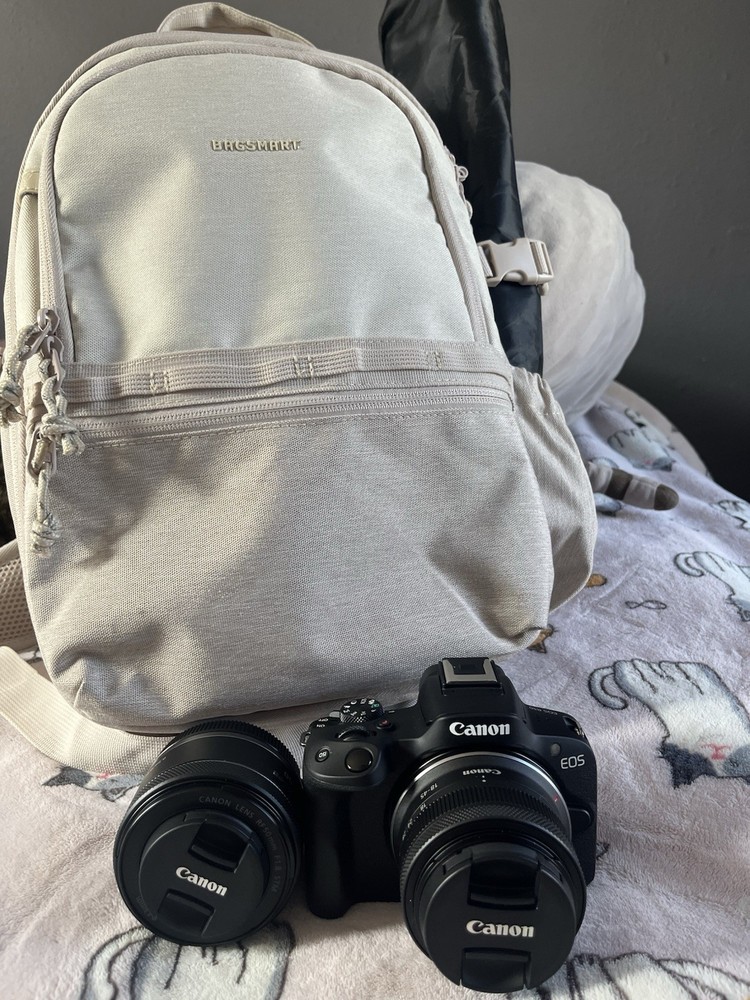 Canon EOS R50 4K Video Mirrorless Camera with accessories *READ DESCRIPTION*